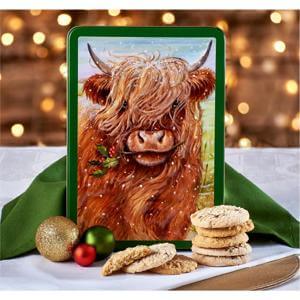 Grandma Wilds Highland Cow Biscuit Tin